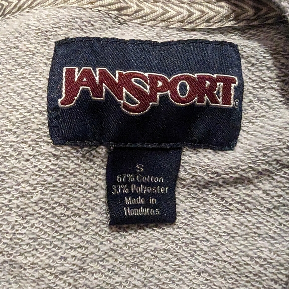 Michigan State Jansport Women's XS Cropped Sweatshirt Spartans Top Gray Green 13 - Picture 5 of 7